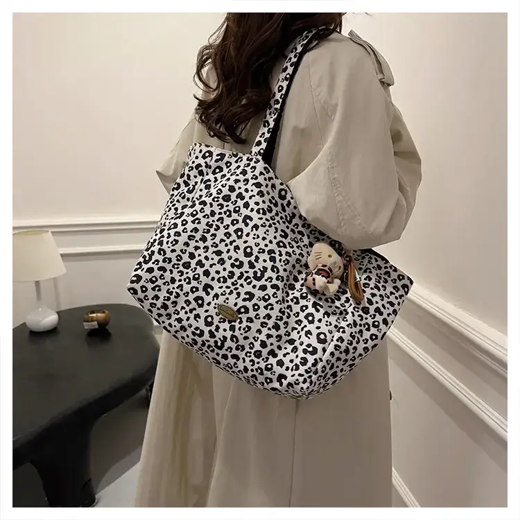 Leopard Print Double Shoulder Bag for Women — feature 18