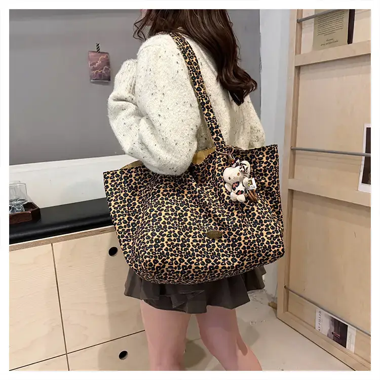 Leopard Print Double Shoulder Bag for Women — feature 26