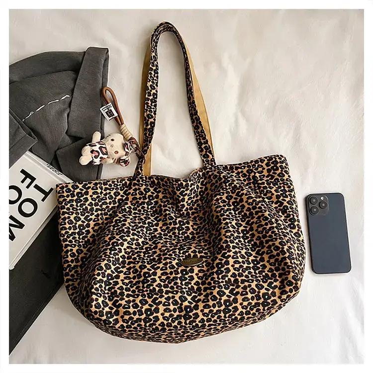Leopard Print Double Shoulder Bag for Women — feature 32