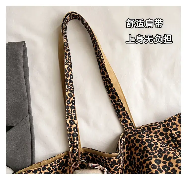 Leopard Print Double Shoulder Bag for Women — feature 5