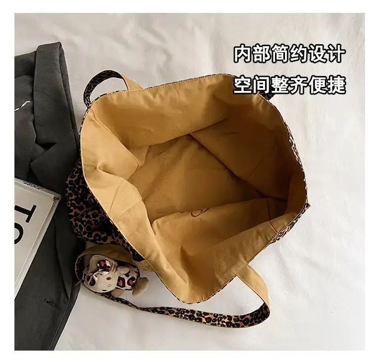 Leopard Print Double Shoulder Bag for Women — feature 9