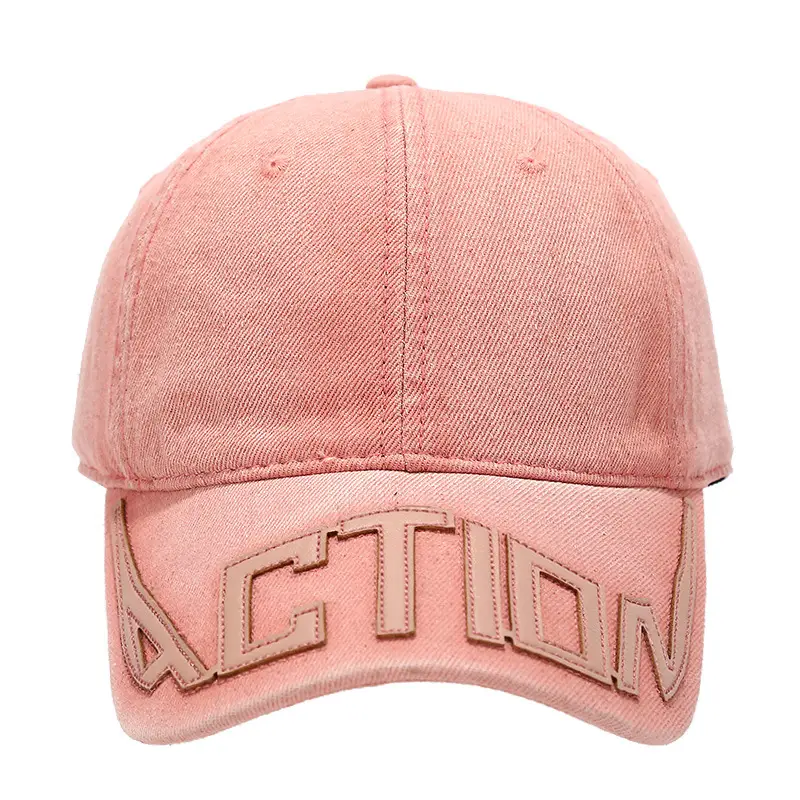 Navy Blue Wash & Distressed Baseball Cap for Men Women - Image 11