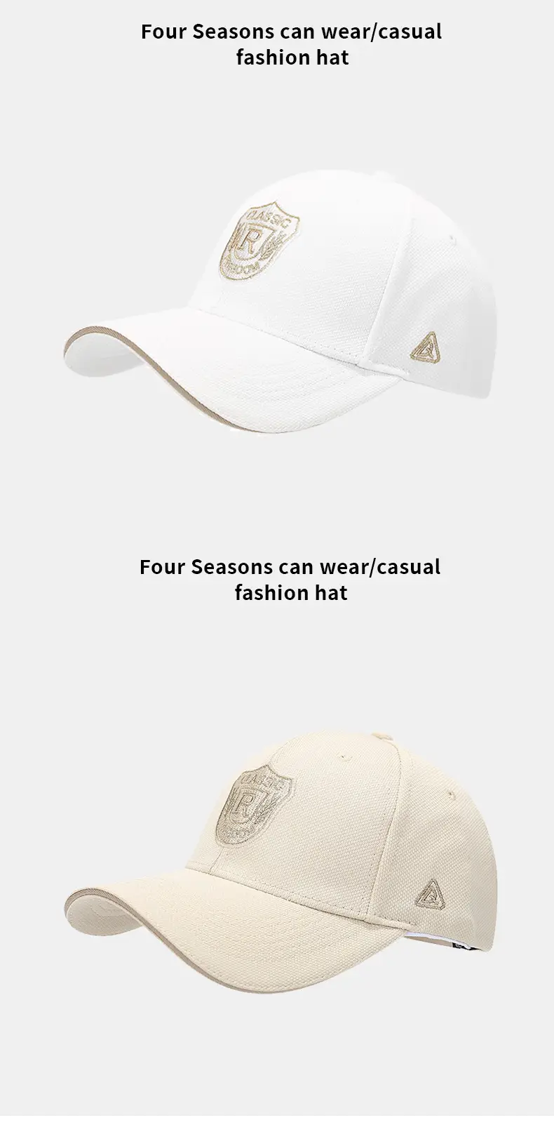 Men Women Baseball Cap Sunshade Embroidered Small — feature 7