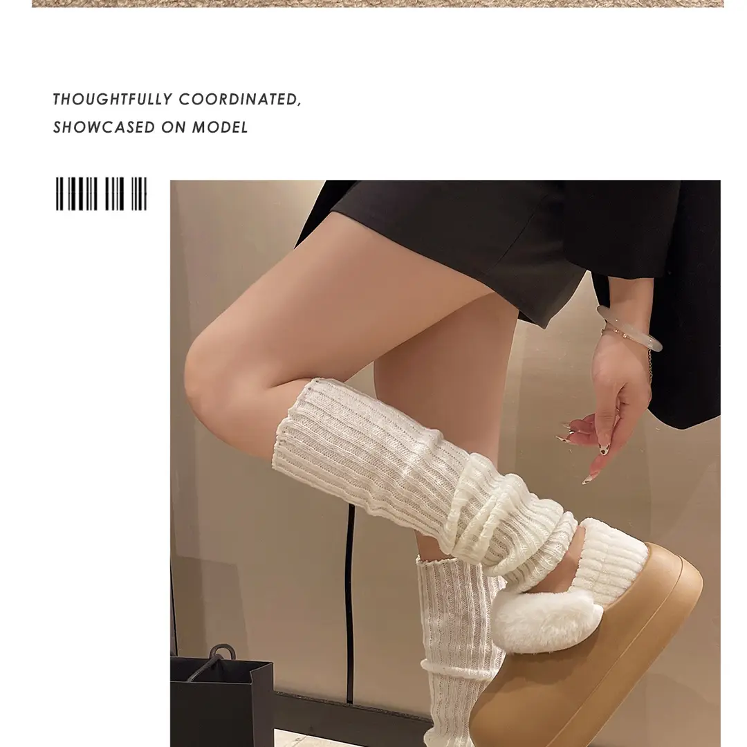 Waterproof Cotton Slippers for Women, Autumn and Winter 2026 New Style, Closed Heel, Thick-Soled, Warm, Fleece-Lined Cotton Shoes for Home and Outdoor Wear in Winter — feature 15