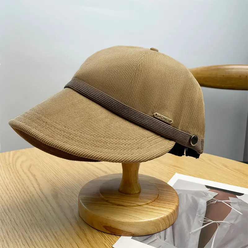 Corduroy Fisherman Hat for Kids with Adjustable Strap — feature 10