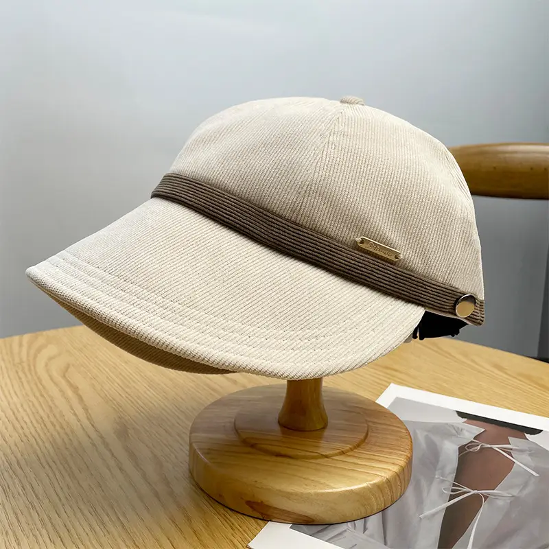 Corduroy Fisherman Hat for Kids with Adjustable Strap — feature 12