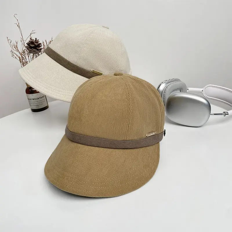 Corduroy Fisherman Hat for Kids with Adjustable Strap — feature 6