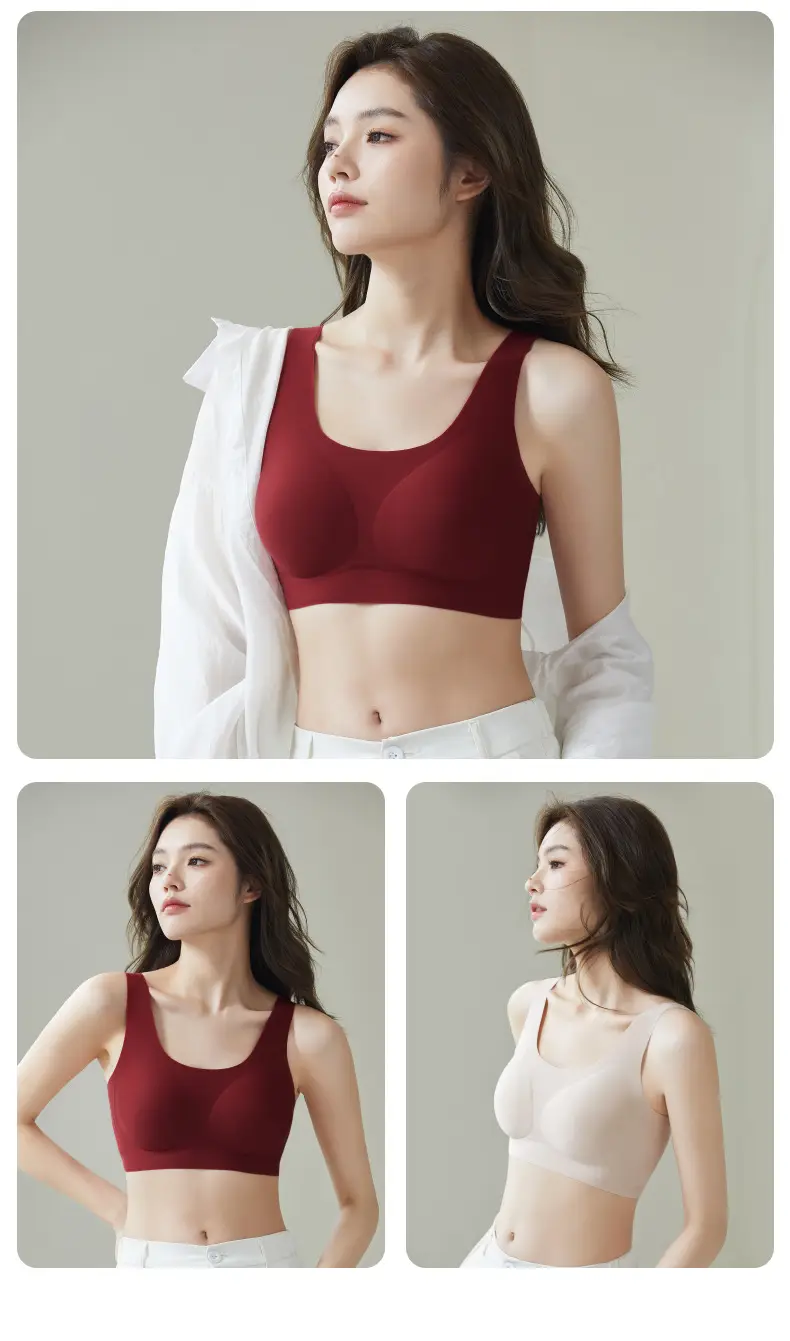 Women's Jelly Strip Invisible Bra Non-Rims Soft Support — feature 17