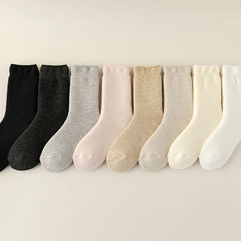 Carefully Selected Thickened Terry Socks, Winter Thickened Towel Socks, Casual Mid-Calf Socks, Cotton Socks, Women's Warm Socks, Loose-Cuff Wool Socks — feature 1