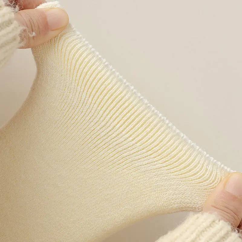 Carefully Selected Thickened Terry Socks, Winter Thickened Towel Socks, Casual Mid-Calf Socks, Cotton Socks, Women's Warm Socks, Loose-Cuff Wool Socks — feature 11