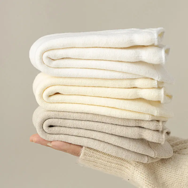 Carefully Selected Thickened Terry Socks, Winter Thickened Towel Socks, Casual Mid-Calf Socks, Cotton Socks, Women's Warm Socks, Loose-Cuff Wool Socks — feature 12