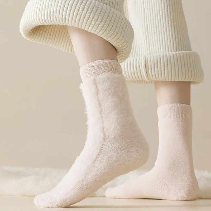 Carefully Selected Thickened Terry Socks, Winter Thickened Towel Socks, Casual Mid-Calf Socks, Cotton Socks, Women's Warm Socks, Loose-Cuff Wool Socks — feature 18