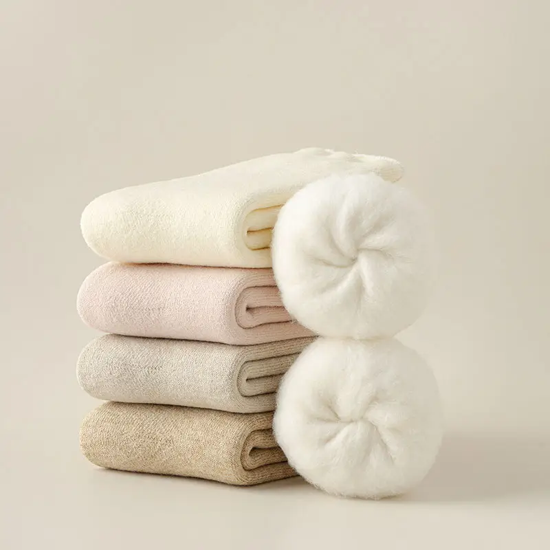 Carefully Selected Thickened Terry Socks, Winter Thickened Towel Socks, Casual Mid-Calf Socks, Cotton Socks, Women's Warm Socks, Loose-Cuff Wool Socks — feature 9