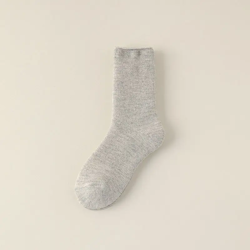 Carefully Selected Thickened Terry Socks, Winter Thickened Towel Socks, Casual Mid-Calf Socks, Cotton Socks, Women's Warm Socks, Loose-Cuff Wool Socks