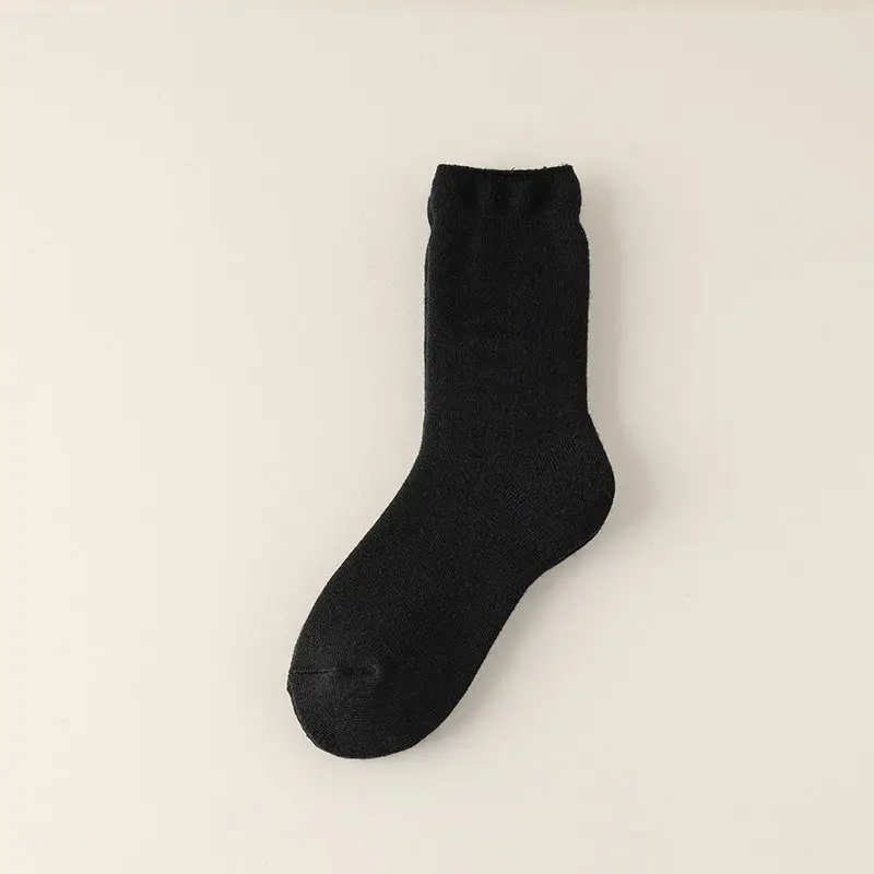 Carefully Selected Thickened Terry Socks, Winter Thickened Towel Socks, Casual Mid-Calf Socks, Cotton Socks, Women's Warm Socks, Loose-Cuff Wool Socks
