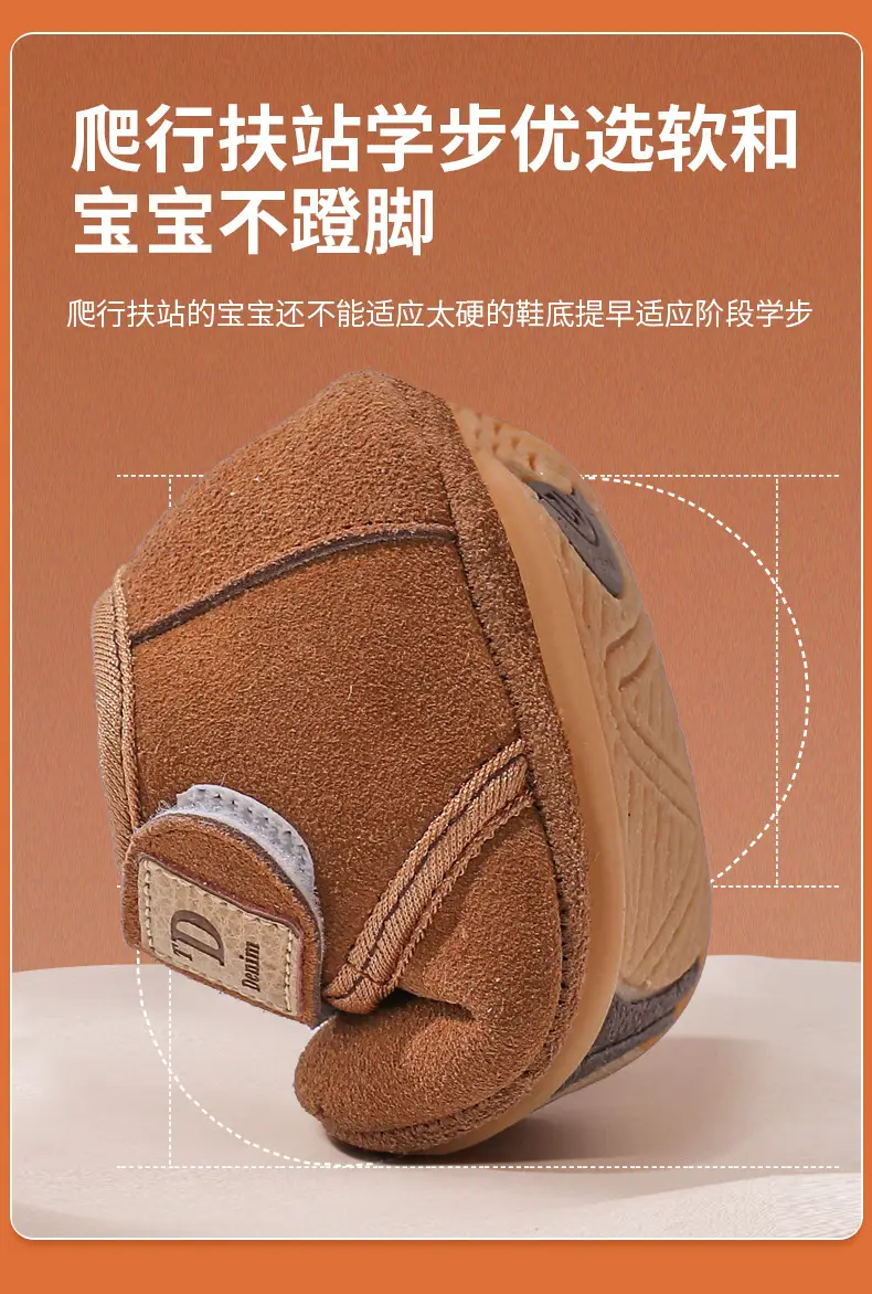 Baby Fleece Lined Snow Boots 6-12M Male — feature 20
