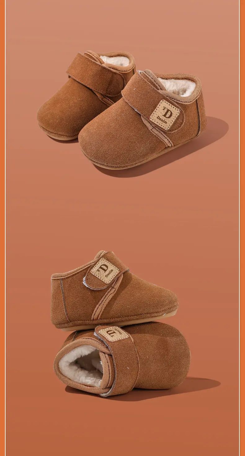 Baby Fleece Lined Snow Boots 6-12M Male — feature 25