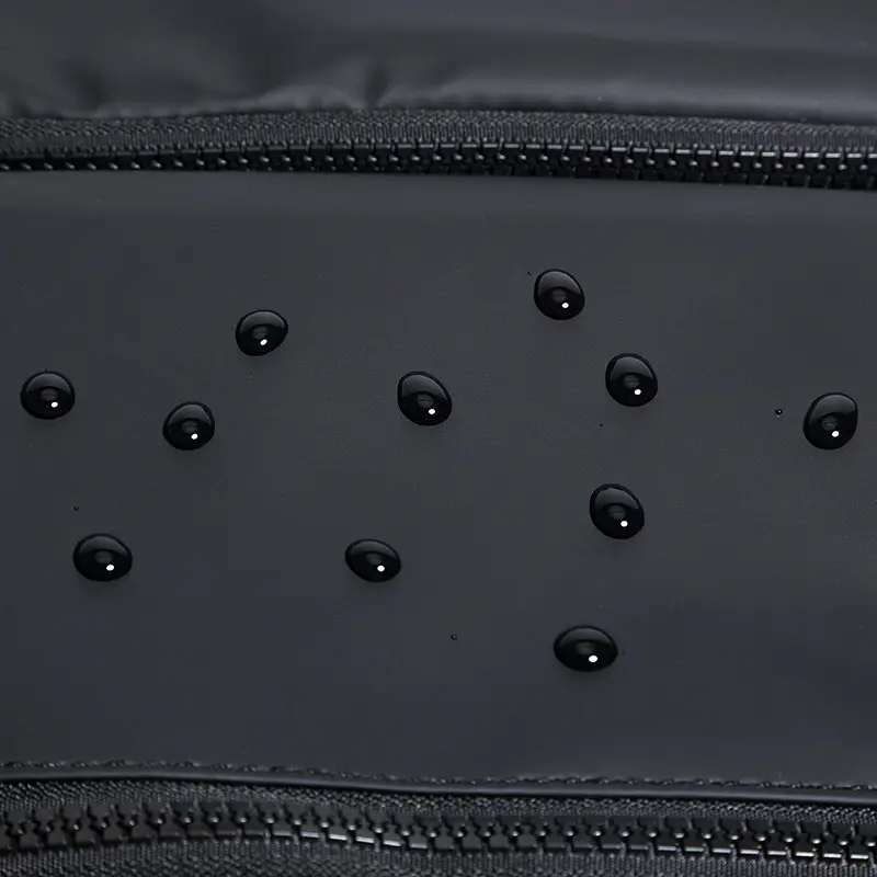 Cross-Border Leather Film Solid Color Computer Bag Casual Casual Multi-Layer Pocket Large Capacity Backpack 15.6inch Notebook Bag