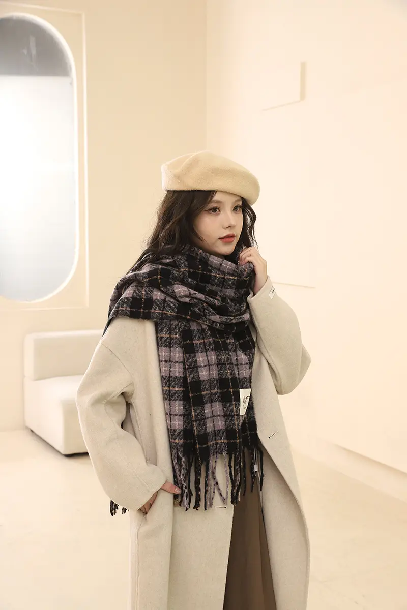 Korean Style Faux Cashmere Scarf for Women Winter 2026 — feature 10