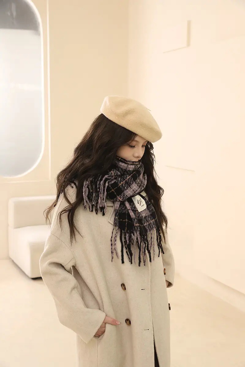 Korean Style Faux Cashmere Scarf for Women Winter 2026 — feature 14
