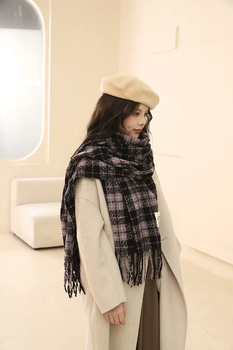 Korean Style Faux Cashmere Scarf for Women Winter 2026 — feature 15