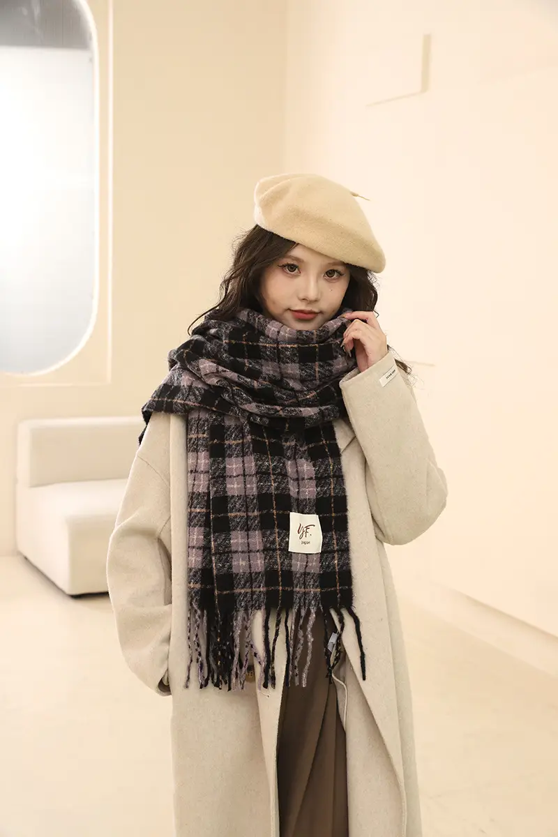 Korean Style Faux Cashmere Scarf for Women Winter 2026 — feature 5