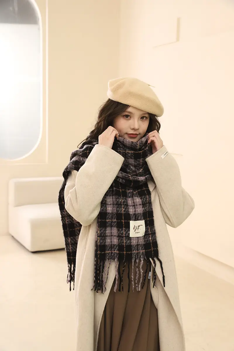 Korean Style Faux Cashmere Scarf for Women Winter 2026 — feature 6
