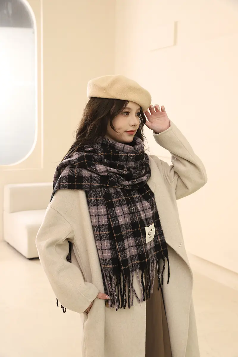 Korean Style Faux Cashmere Scarf for Women Winter 2026 — feature 9