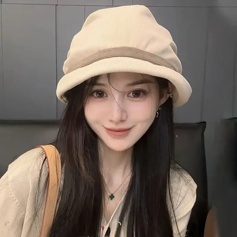 Korean Style Fisherman Hat for Girls Autumn Winter - Image 7