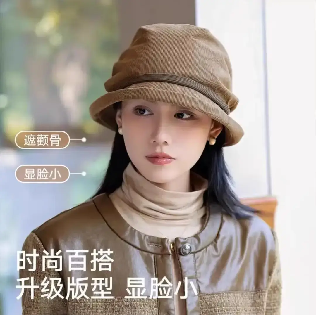 Korean Style Fisherman Hat for Girls Autumn Winter — feature 21