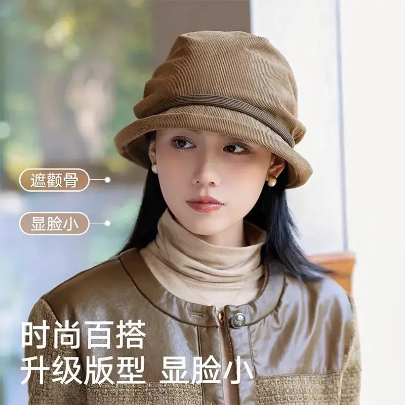 Korean Style Fisherman Hat for Girls Autumn Winter - Image 5