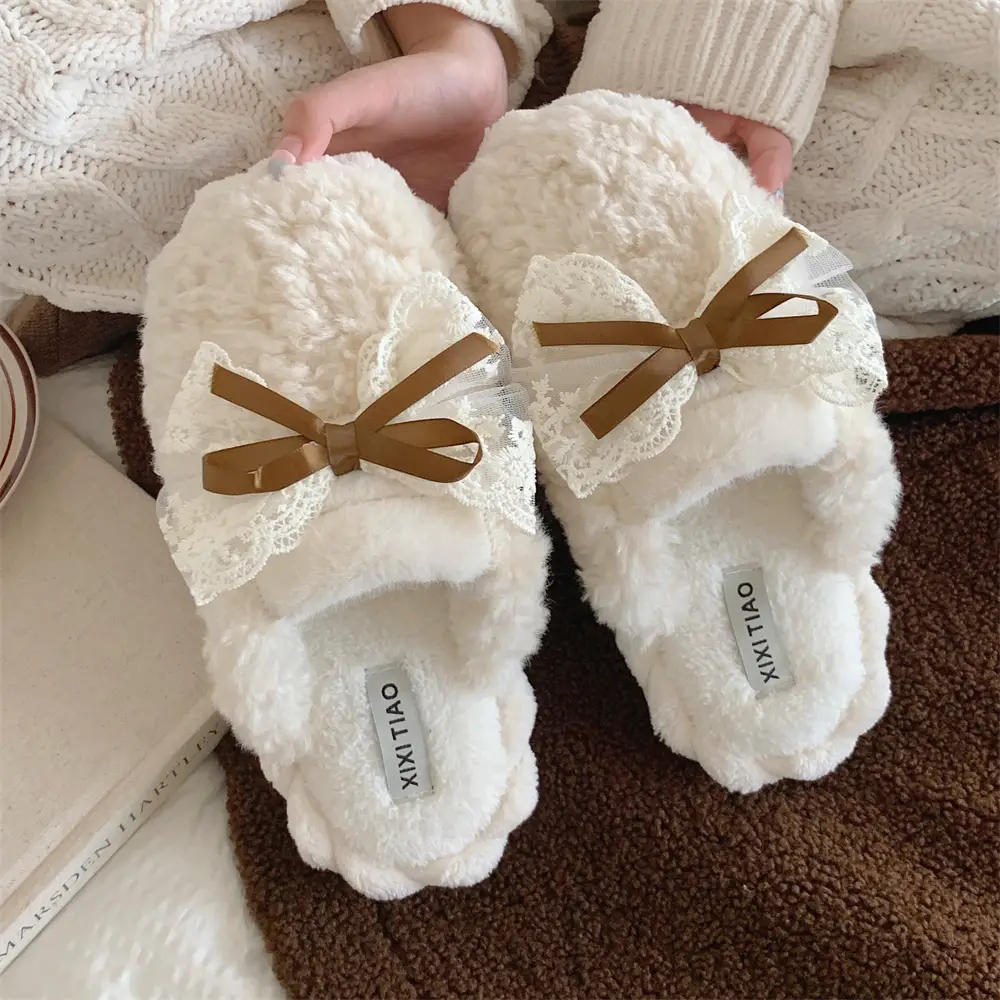 Korean Fairy Winter Cotton Slippers for Men Women - Image 7