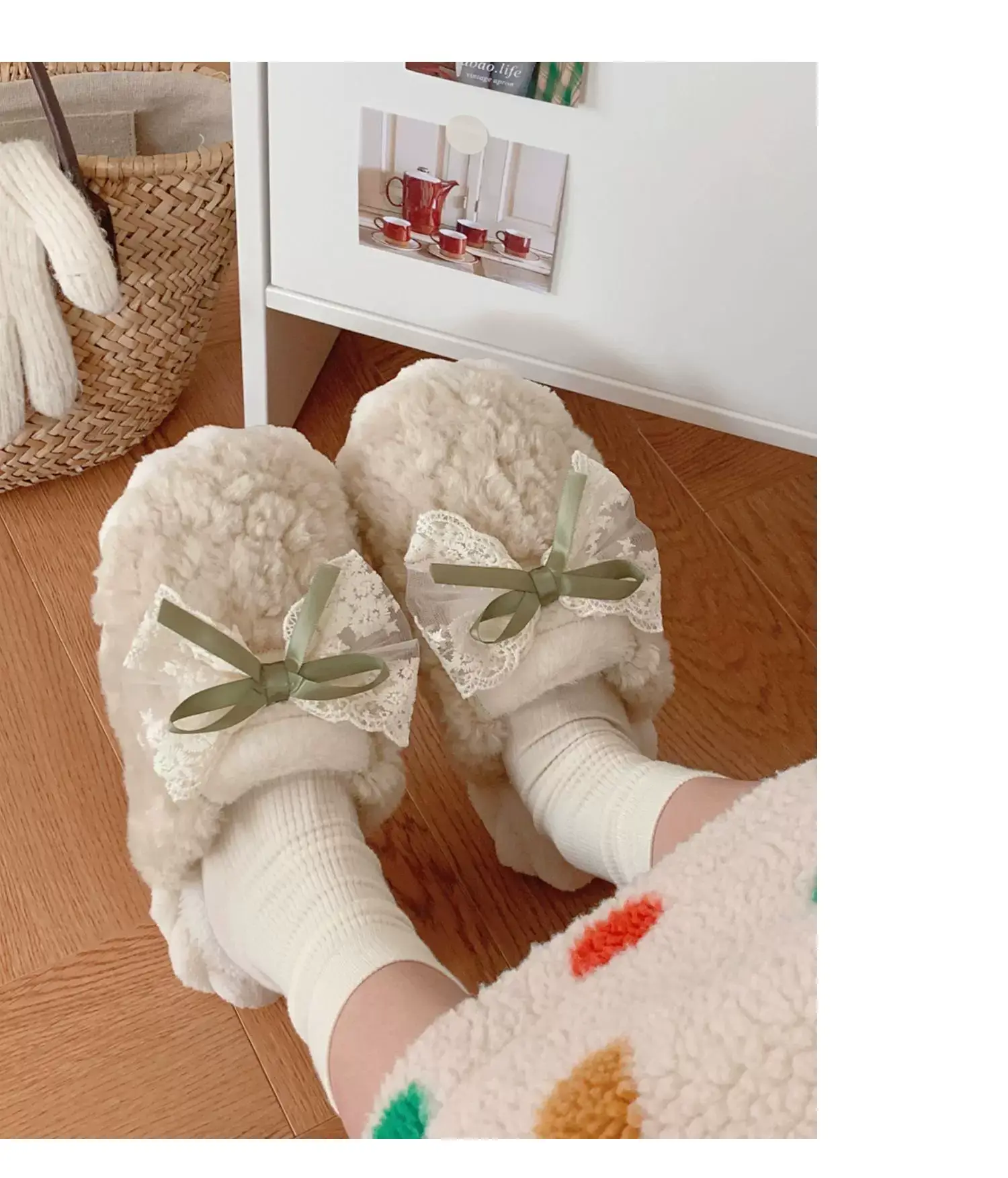 Korean Fairy Winter Cotton Slippers for Men Women — feature 28