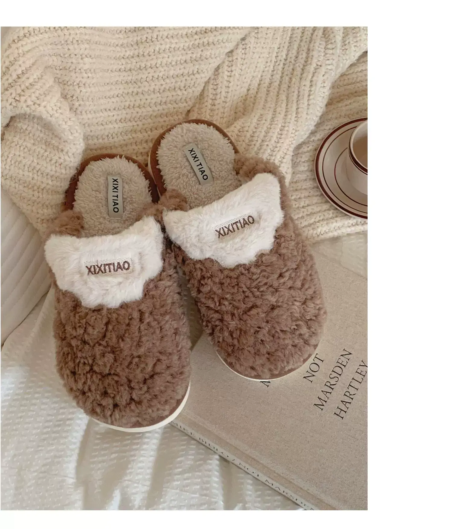 Korean Fairy Winter Cotton Slippers for Men Women — feature 32
