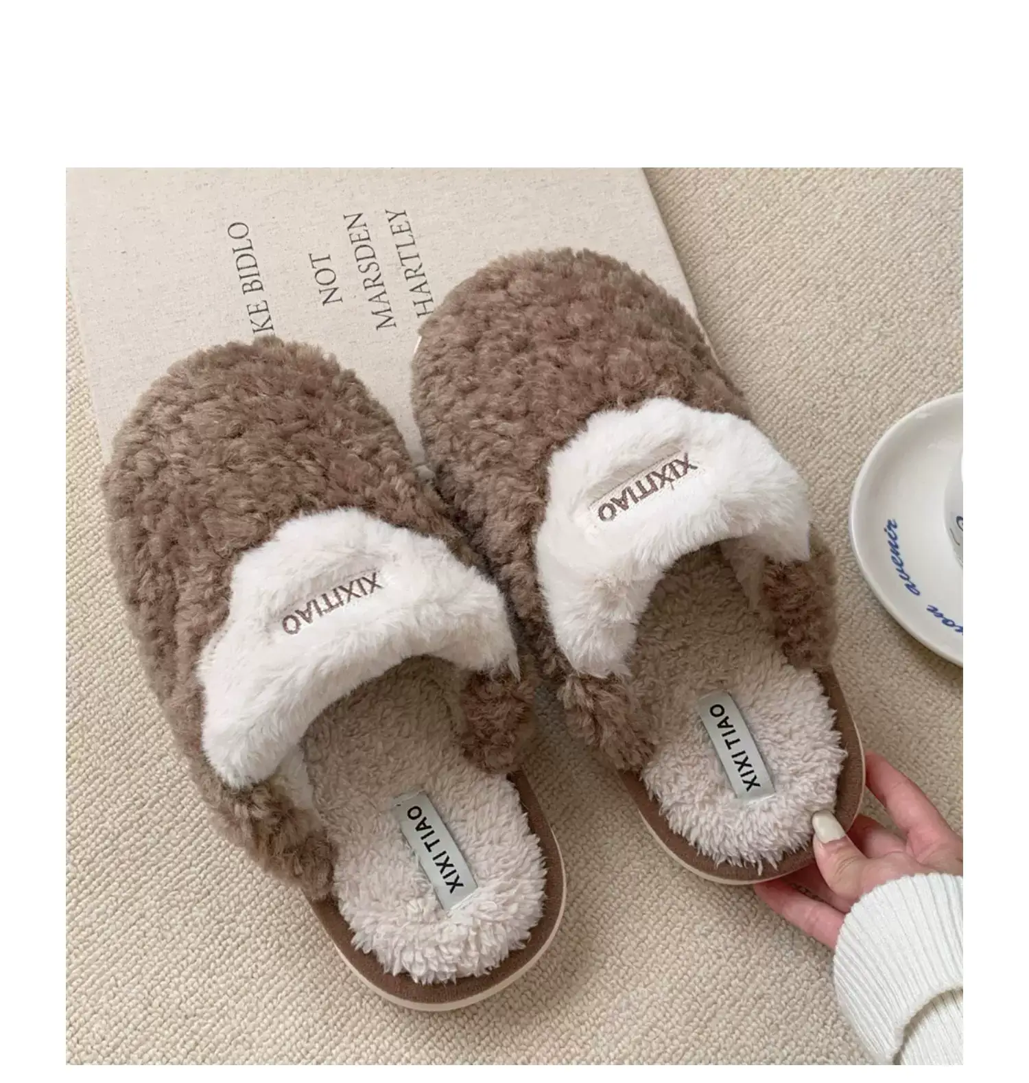 Korean Fairy Winter Cotton Slippers for Men Women — feature 33