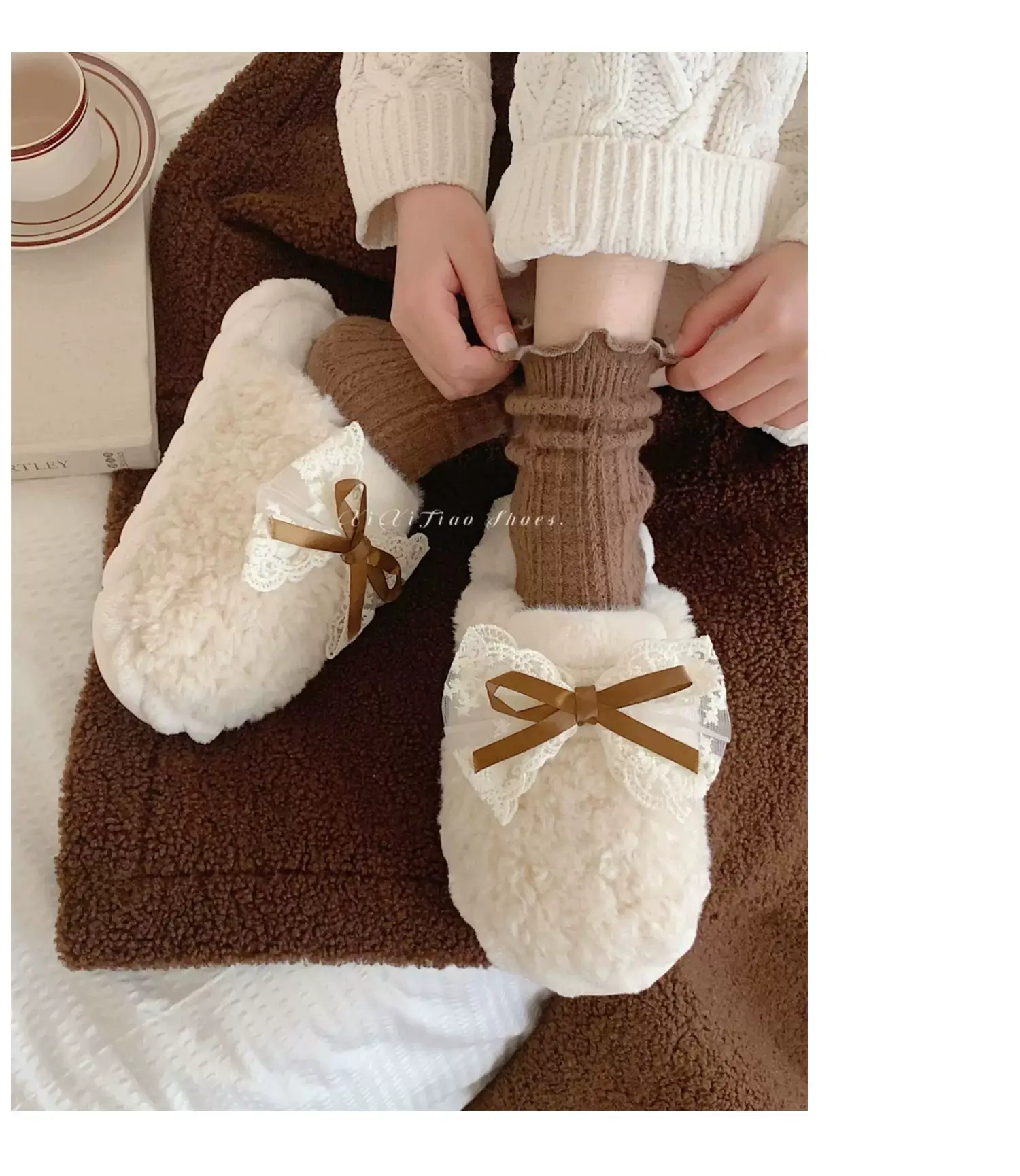 Korean Fairy Winter Cotton Slippers for Men Women — feature 7