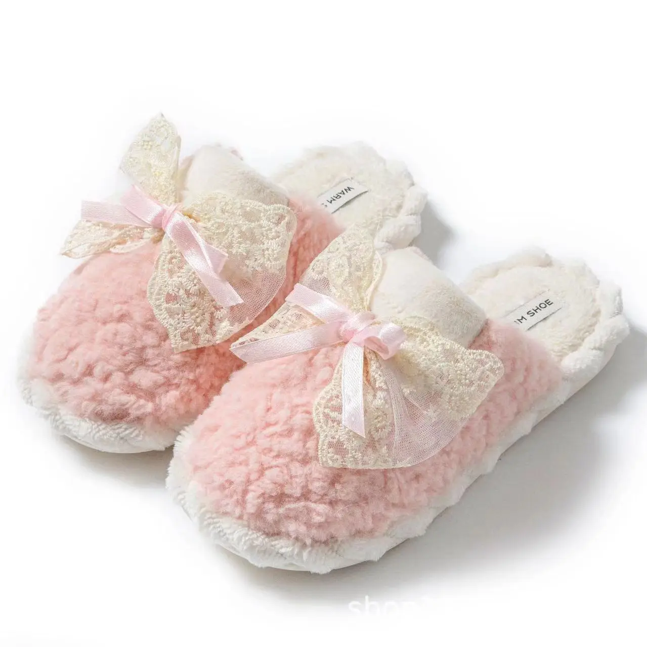 Korean Fairy Winter Cotton Slippers for Men Women - Image 2
