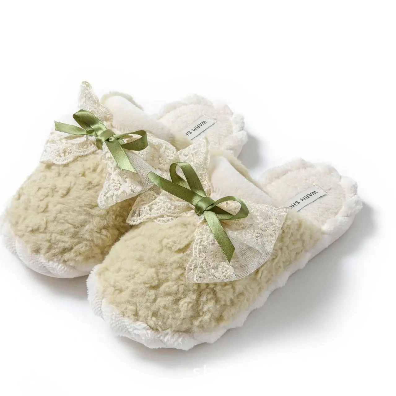 Korean Fairy Winter Cotton Slippers for Men Women - Image 3