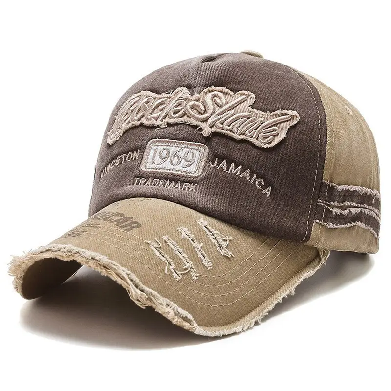 Men's Washed Old Cap Sunshade Hat 1969 Jamaica