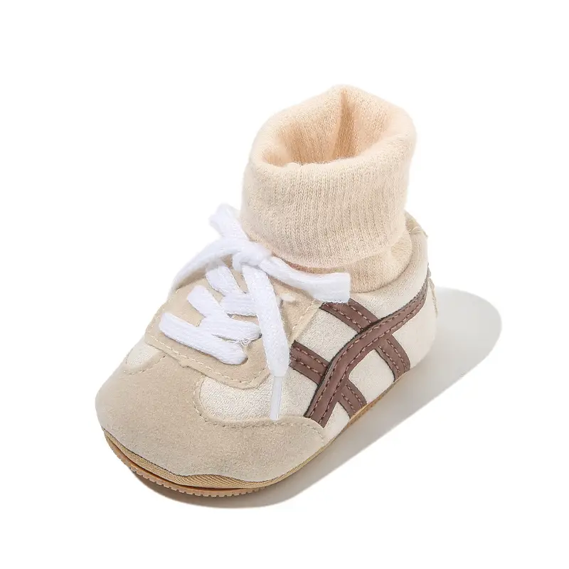 Winter Newborn Baby Shoes Cotton Warm Sole Green 0-18mo