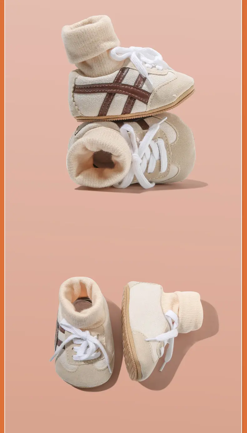 Winter Newborn Baby Shoes Cotton Warm Sole Green 0-18mo — feature 21