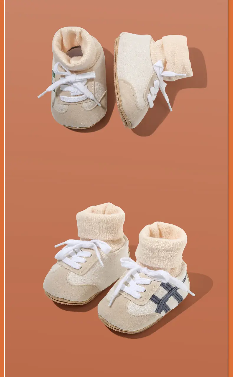 Winter Newborn Baby Shoes Cotton Warm Sole Green 0-18mo — feature 23