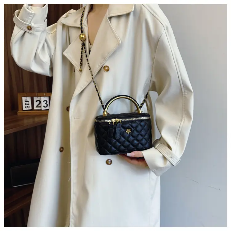 Black Quilted Chain Shoulder Bag for Women 2025 — feature 16