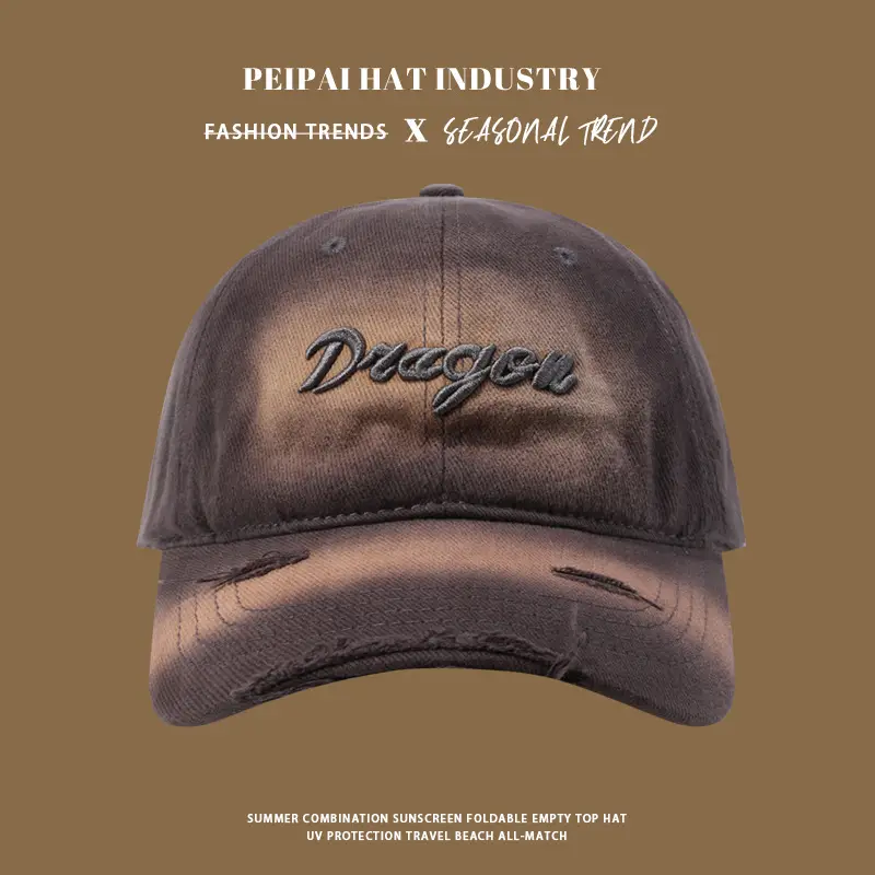 Dragon Embroidered Black Baseball Cap — feature 5