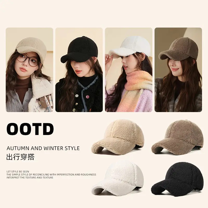 Black Wool Beanie for Women Winter Warm - Image 4