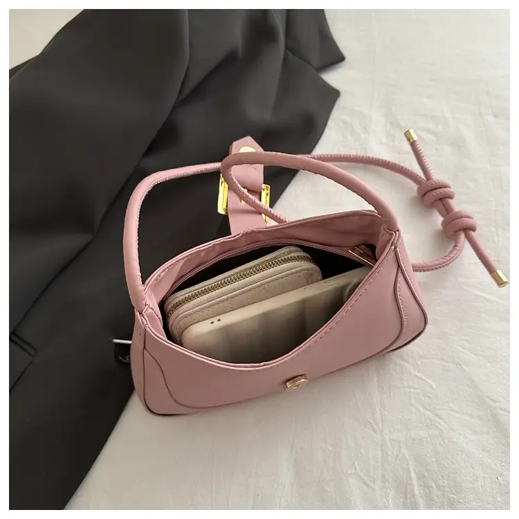 Women's White Crossbody Bag with Gold Buckle — feature 40
