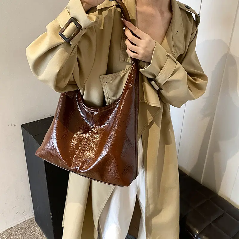 Brown Leather Shoulder Bag for Women 2024 - Image 2