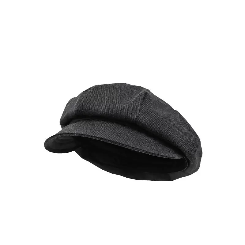 Retro Cloud Cap for Kids Spring Autumn Temperament Artistic Duck Tongue Beret - Image 9