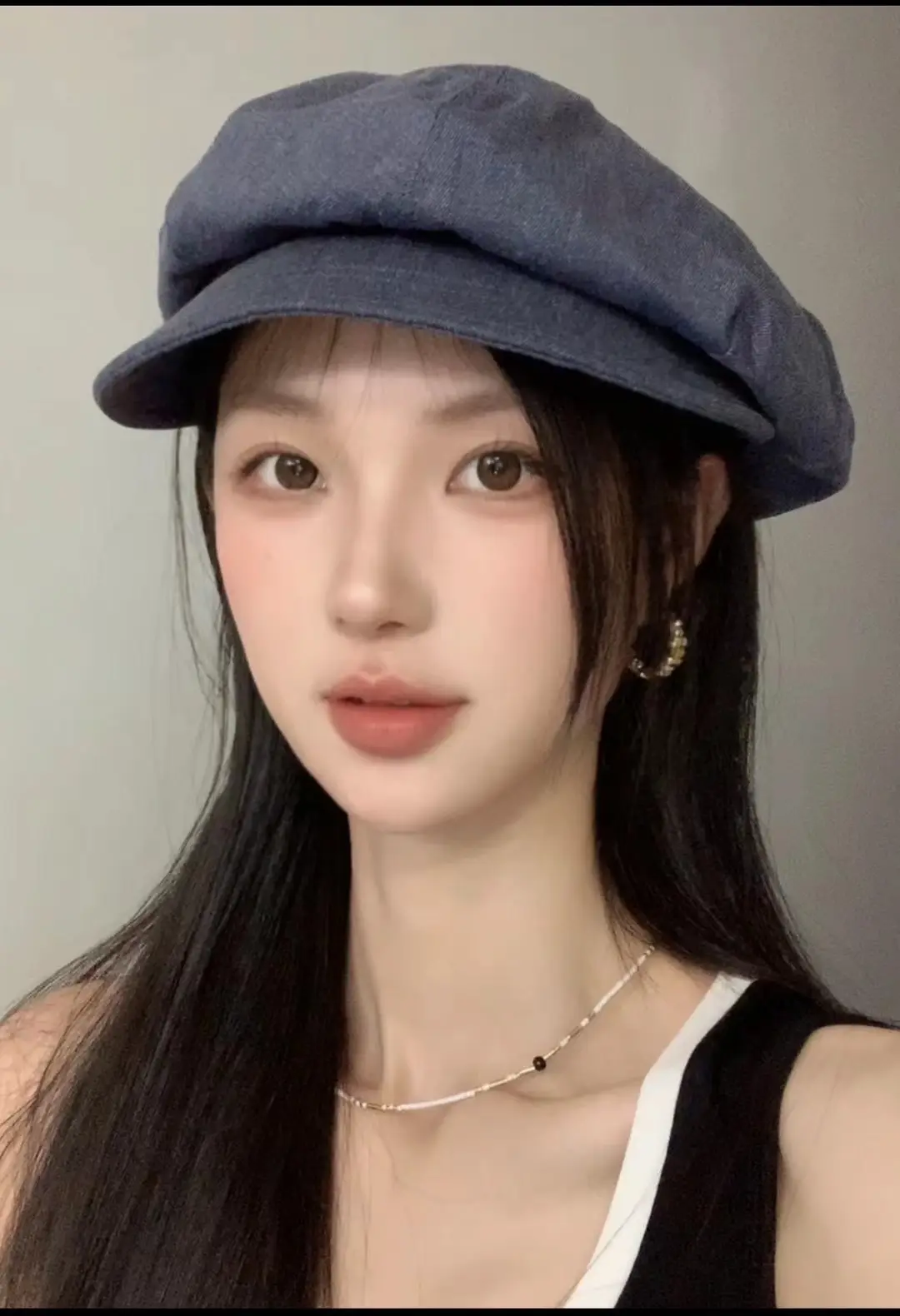 Retro Cloud Cap for Kids Spring Autumn Temperament Artistic Duck Tongue Beret - Image 4