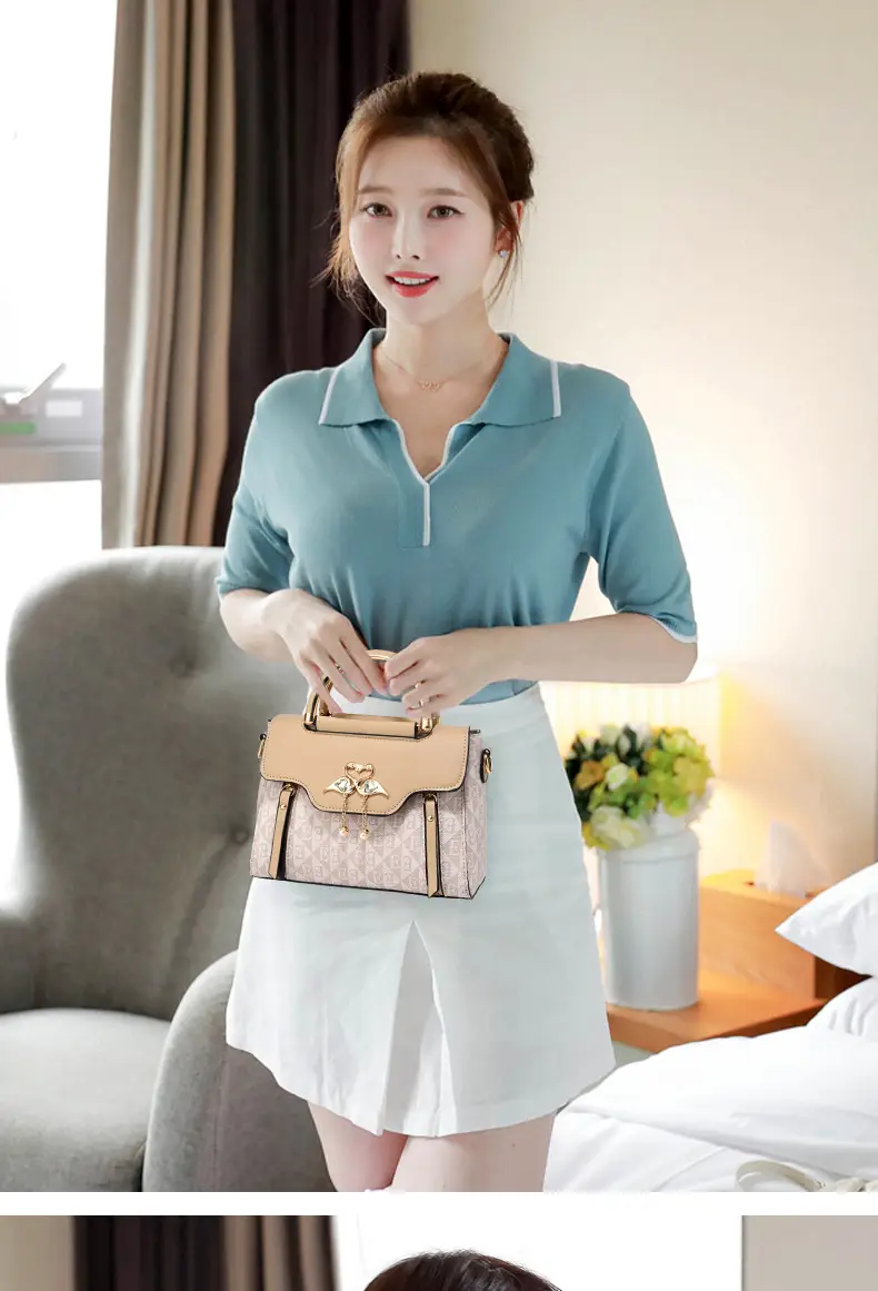 Green Embossed Satchel Bag for Women 2025 — feature 8